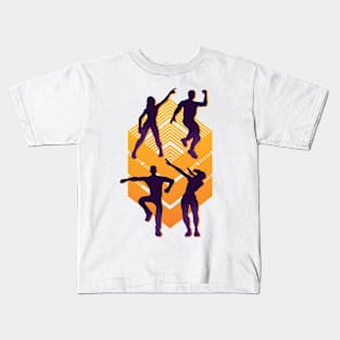 Dancing Silhouettes Kids T-Shirt